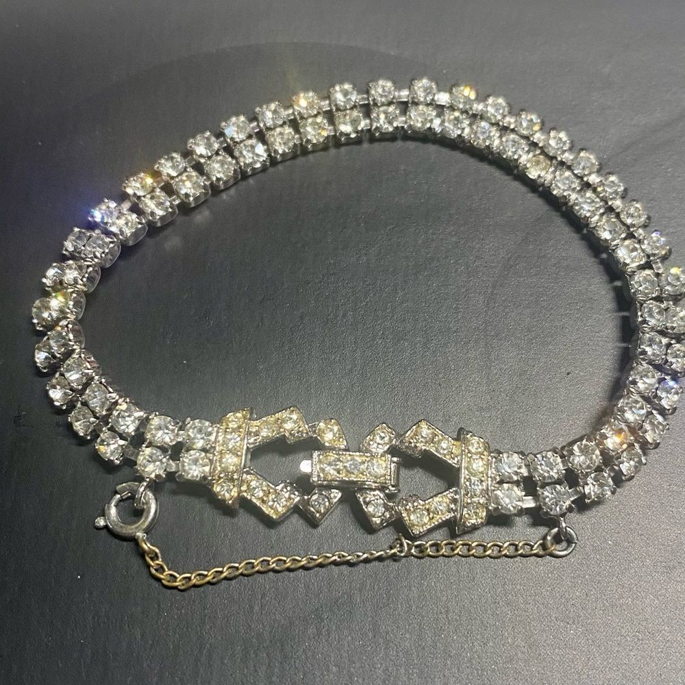 Vintage Kramer Rhinestone Bracelet